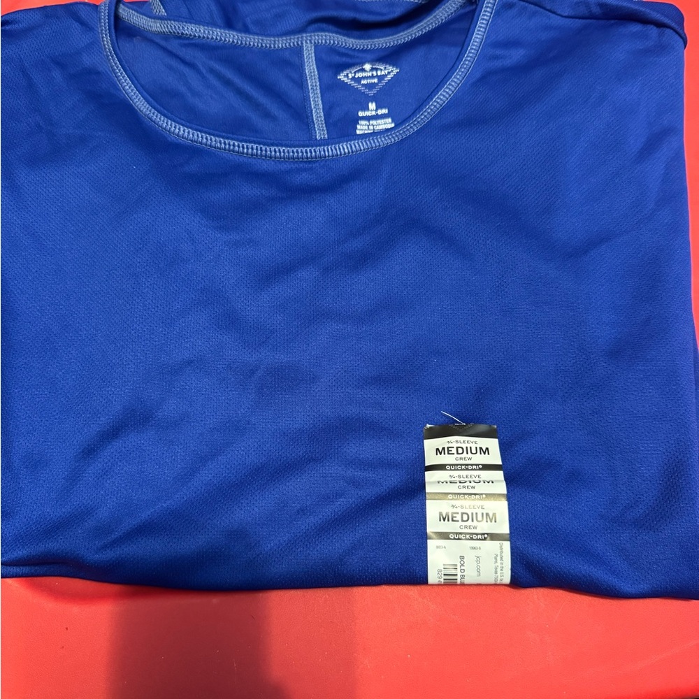 Saint John's Bay Active Blue Short Sleeve Tee